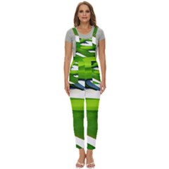 Golf Course Par Green Women s Pinafore Overalls Jumpsuit by Sarkoni