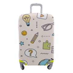 Quiz Backgrounds Ans Seamless Luggage Cover (small) by Grandong