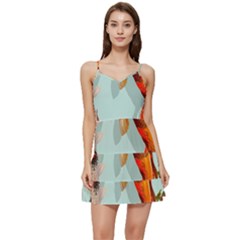 Koi Fish Short Frill Dress by Grandong