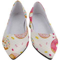Vector Donut Seamless Pattern Women s Block Heels  by Grandong