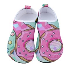 Donut Pattern Texture Colorful Sweet Kids  Sock-style Water Shoes by Grandong