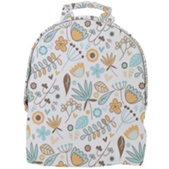 Pattern Flower Leaves, Mini Full Print Backpack by Grandong