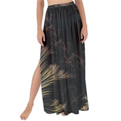 Fractal Digital Art Pattern Maxi Chiffon Tie-up Sarong by Grandong