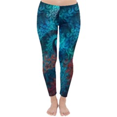 Spiral Abstract Pattern Abstract Classic Winter Leggings by Grandong