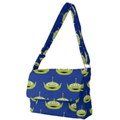 Alien Pattern Full Print Messenger Bag (s) by Ndabl3x