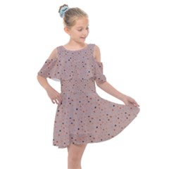 Punkte Kids  Shoulder Cutout Chiffon Dress by zappwaits