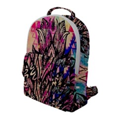 Aztec Flower Galaxy Flap Pocket Backpack (large) by nateshop