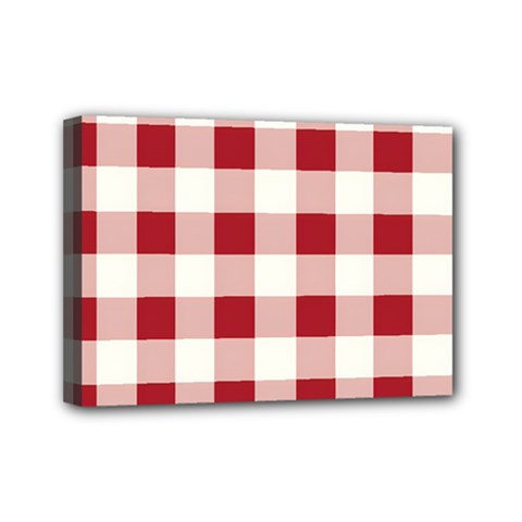 Gingham - 4096x4096px - 300dpi14 Mini Canvas 7  X 5  (stretched) by EvgeniaEsenina