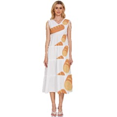 Baker T- Shirt Cool Bread Baking Bakers Saying Motif T- Shirt (5) Yoga Reflexion Pose T- Shirtyoga Reflexion Pose T- Shirt V-neck Drawstring Shoulder Sleeveless Maxi Dress by hizuto