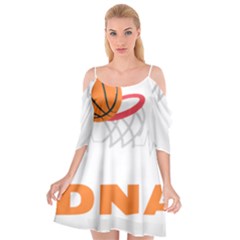 Basketball Lover Gifts For Birthday T- Shirt Basketball Lover Basketball Is In My D N A Basketball H Yoga Reflexion Pose T- Shirtyoga Reflexion Pose T- Shirt Cutout Spaghetti Strap Chiffon Dress by hizuto