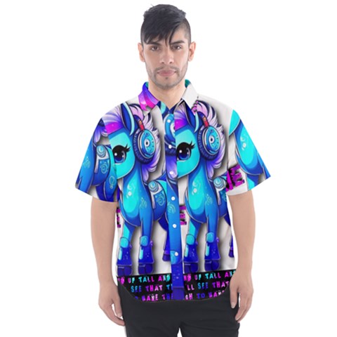 Pinkie Pie  Men s Short Sleeve Shirt by Internationalstore