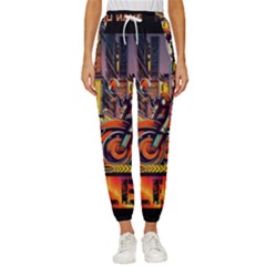 A Little Cat Women s Cropped Drawstring Pants by Internationalstore