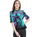 Aesthetic art  Frill Neck Blouse View1