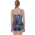 Abstract Blossoms  Tie Front Two Piece Tankini View2