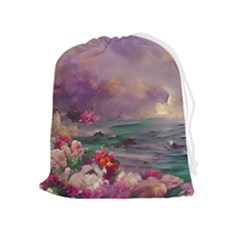 Abstract Flowers  Drawstring Pouch (xl) by Internationalstore