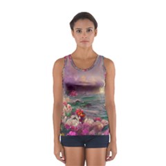 Abstract Flowers  Sport Tank Top  by Internationalstore