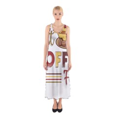 But Coffee First T- Shirt But Coffee  First T- Shirt Yoga Reflexion Pose T- Shirtyoga Reflexion Pose T- Shirt Sleeveless Maxi Dress by hizuto