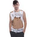 Capybara T- Shirt Be Nice Be Friendly Be A Capybara T- Shirt Yoga Reflexion Pose T- Shirtyoga Reflexion Pose T- Shirt Men s Regular Tank Top View1