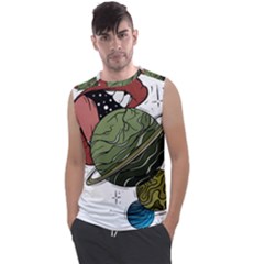 Black Hole T- Shirt Planet Eater Colour T- Shirt Men s Regular Tank Top by EnriqueJohnson