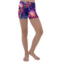 Fantasy Arts  Kids  Lightweight Velour Yoga Shorts by Internationalstore