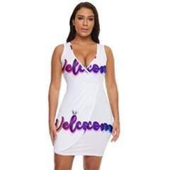 Arts Draped Bodycon Dress by Internationalstore