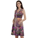 Floral Blossoms  Sleeveless Dress With Pocket View2