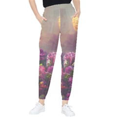 Floral Blossoms  Women s Tapered Pants by Internationalstore