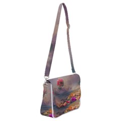 Floral Blossoms  Shoulder Bag With Back Zipper by Internationalstore