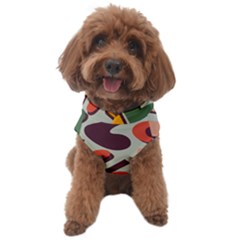 Shapes In Retro Colors On A Green Background Dog Sweater by LalyLauraFLM