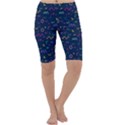 Scribble Pattern Texture Cropped Leggings  View1