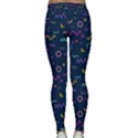 Scribble Pattern Texture Classic Yoga Leggings View2