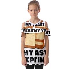 Bread Baking T- Shirt Funny Bread Baking Baker My Yeast Expecting A Bread T- Shirt (1) Fold Over Open Sleeve Top by JamesGoode