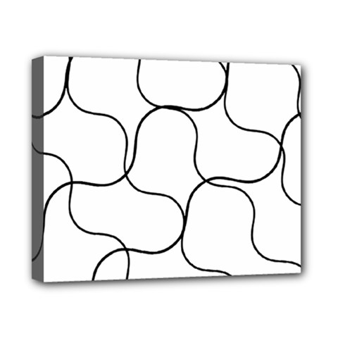 Abstract Pattern T- Shirt Abstract Pattern2 Canvas 10  X 8  (stretched) by EnriqueJohnson