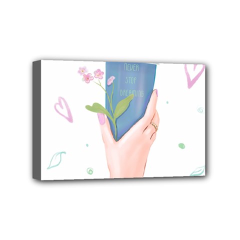 Never Stop Dreaming Mini Canvas 6  X 4  (stretched) by SychEva