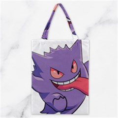 Purple Funny Monster Classic Tote Bag by Sarkoni