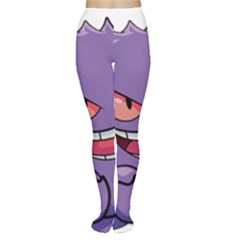 Purple Funny Monster Tights by Sarkoni