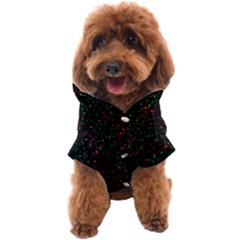 Confetti Star Dot Christmas Dog Coat by uniart180623