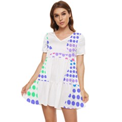 Cat Lover Gifts T- Shirtcat T- Shirt (2) Tiered Short Sleeve Babydoll Dress by EnriqueJohnson