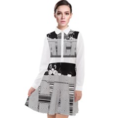 Cat Lover Gifts T- Shirtcat T- Shirt (3) Long Sleeve Chiffon Shirt Dress by EnriqueJohnson
