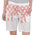 Elephant T- Shirt Pink Elephant T- Shirt Women s Pocket Shorts View1