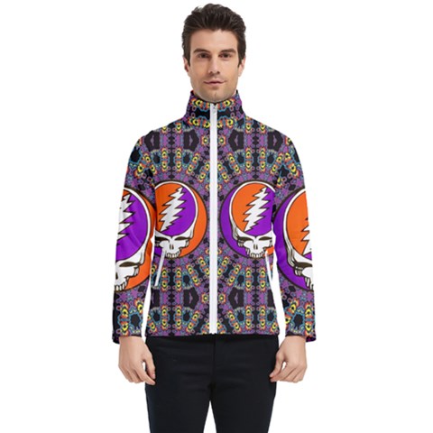 Gratefuldead Grateful Dead Pattern Men s Bomber Jacket by Sarkoni