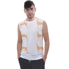 Great Dane T- Shirt Great Dane Dog - Brown - Pattern T- Shirt Men s Regular Tank Top by EnriqueJohnson