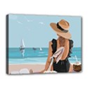 Rest By The Sea Canvas 16  x 12  (Stretched) View1