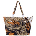 Human Skull  Skull Art Skeleton Illustration Full Print Shoulder Bag View1