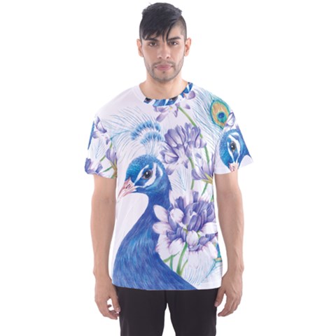 Peacock Men s Sport Mesh T-shirt by uniart180623