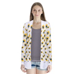 Bird Peafowl Peacock Animal Drape Collar Cardigan by uniart180623