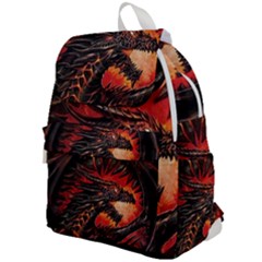 Dragon Top Flap Backpack by uniart180623