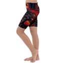 Dragon Kids  Lightweight Velour Cropped Yoga Leggings View2