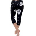 Skull Pattern Capri Yoga Leggings View4