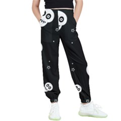 Skull Pattern Kids  Joggers by Ket1n9